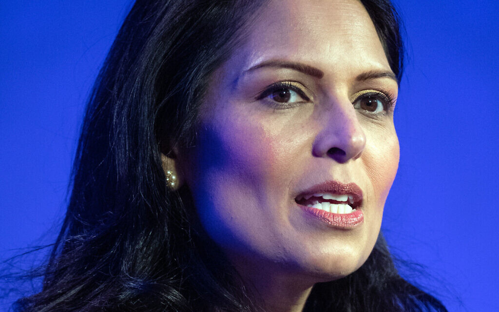 Former Foreign Secretary Priti Patel