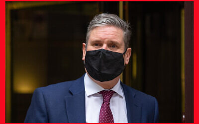 PABEST Labour party leader Sir Kier Starmer leaves Millbank Studios in Westminster, London, after former party leader Jeremy Corbyn was suspended from the party after the Equality and Human Rights Commission found it broke equality law in its handling of anti-Semitism.
