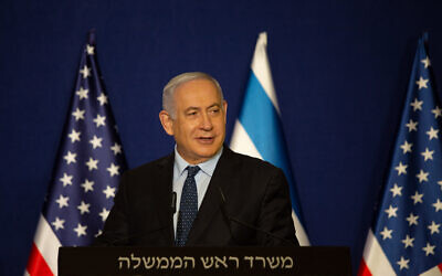 Israeli Prime Minister Benjamin Netanyahu. Photo by: Maya Alleruzzo, Pool Via JINIPIX