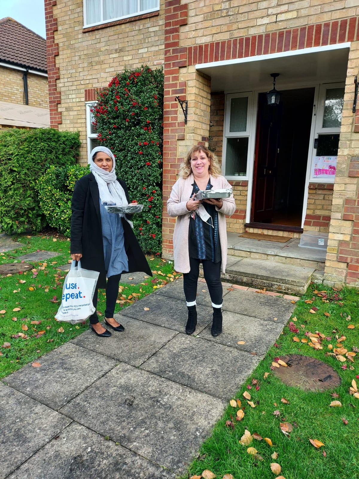 Alison Rosen, Hajra Rahim and the women of Nisa-Nashim Bushey joined the Bushey MD project to make cakes for keyworkers