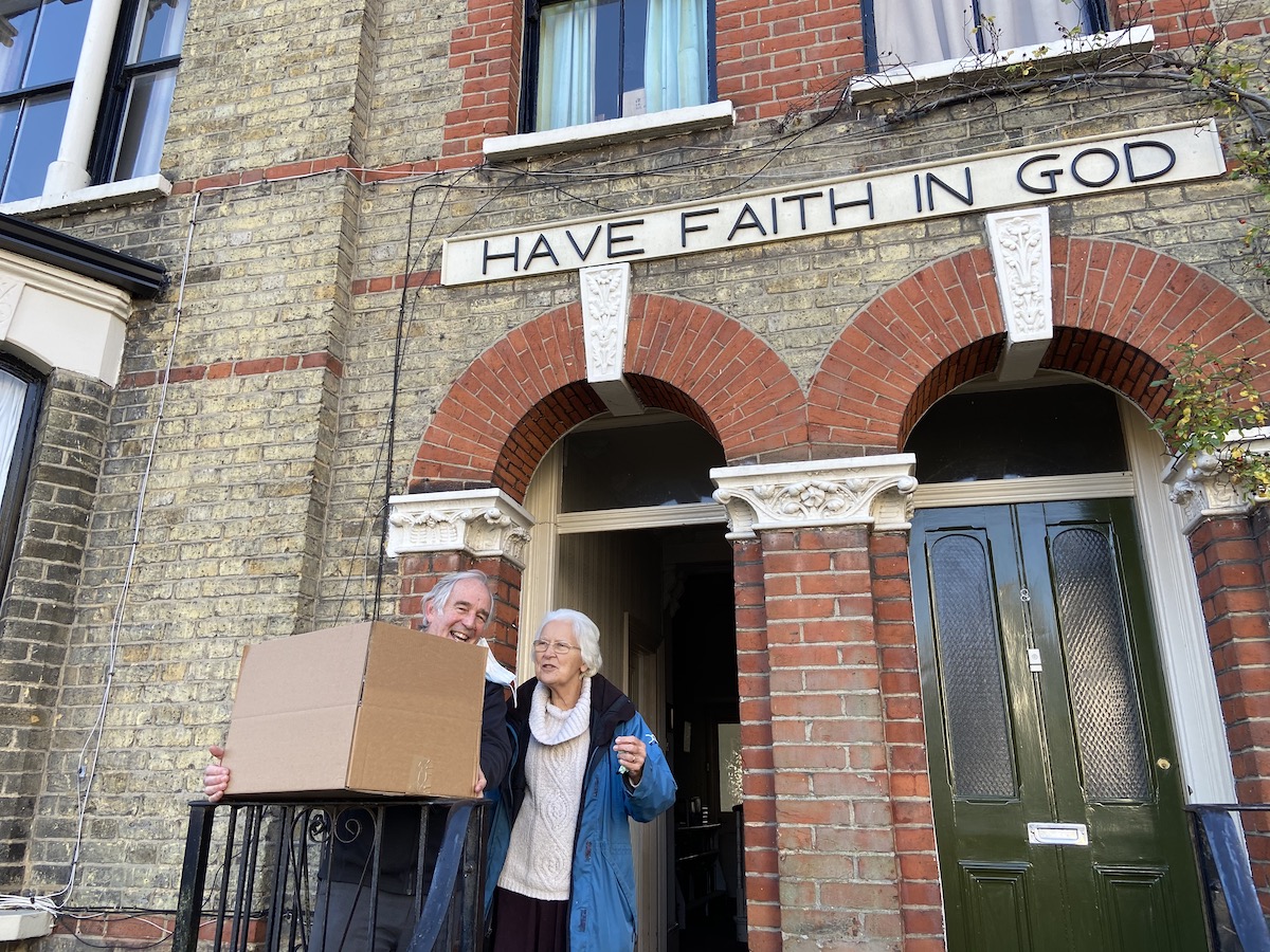 East London & Essex Liberal cakes received by Keith and Ruth who run Mill Grove