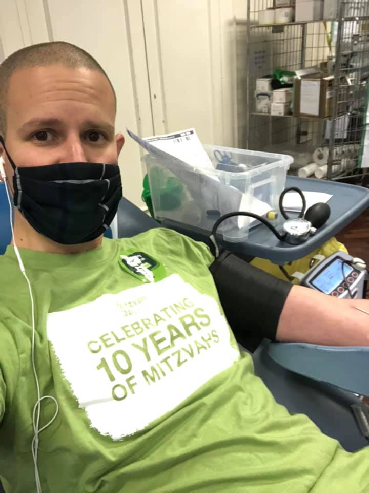 Joely Bear blood drive at Borehamwood and Elstree Synagogue