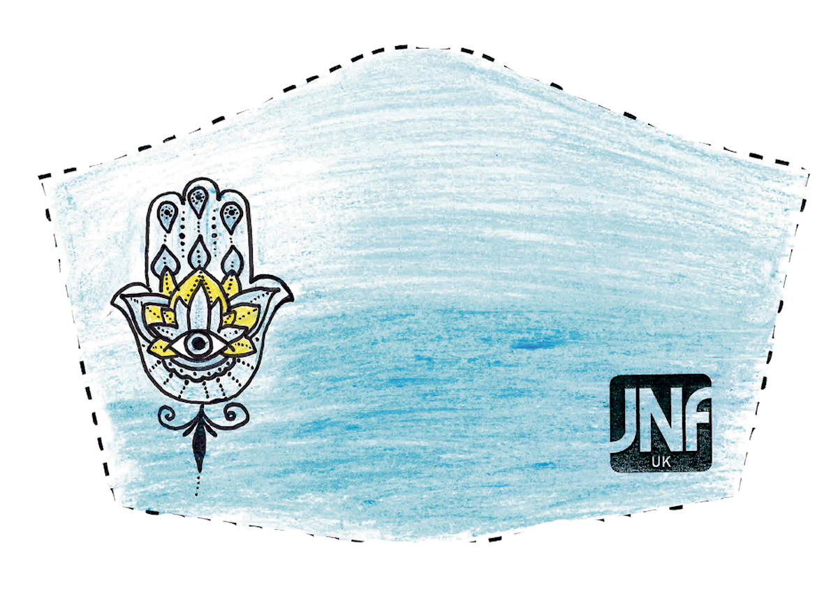 Mathilda-Marks Kennedy’s Keitlin, seven, featured a hamsa 