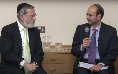 Rabbi Sacks with Rabbi Zarum