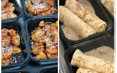 Kosher sweet & Sour chicken and blinzes are now on the menu!