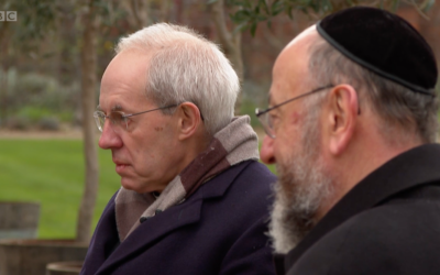 Chief Rabbi Mirvis during the BBC Radio 4 Today Programme interview about the grief of losing a child. (Credit: Screenshot from BBC / Radio 4 Today Programme)