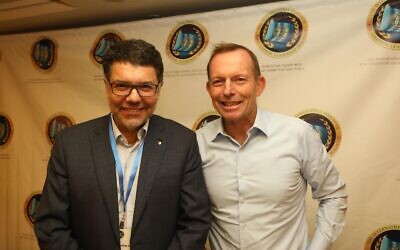 Albert with former Australian PM Tony Abbott