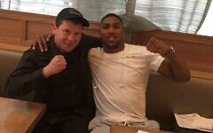 Salita with unified heavyweight champion Anthony Joshua (credit: Salita Productions) Salita with unified heavyweight champion Anthony Joshua (credit: Salita Productions)