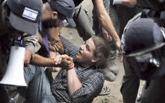 Settlers evicted in the West Bank. Settlers evicted in the West Bank.