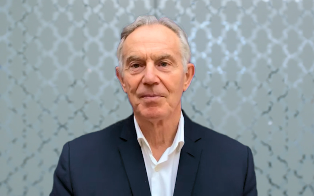 Tony Blair at the CER event in memory of Rabbi Lord Sacks