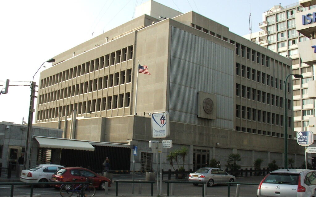 Tel Aviv Branch Office of the US Embassy. Photo Credit: Wikipedia