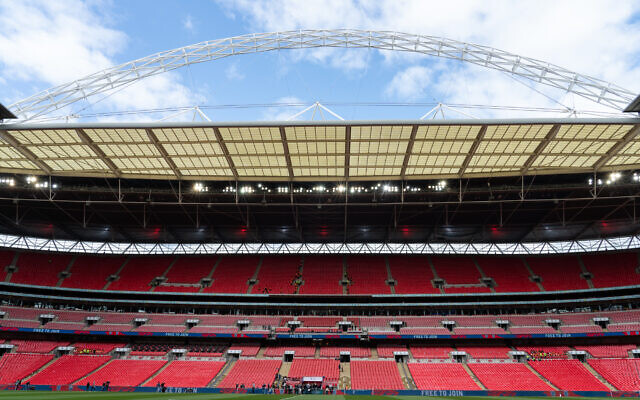 Wembley Stadium. 
Photo: Jed Leicester for The FA