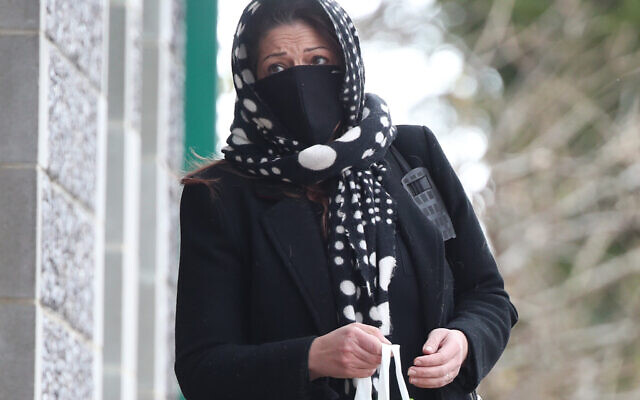 Nicole Elkabbas arriving at Canterbury Crown Court where she is due to be sentenced after conning kind-hearted members of the public out of thousands using a GoFundMe page whilst faking having cancer. Picture date: Wednesday February 10, 2021.