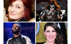 Sharon Osbourne, Gene Simmons, Craig David and Mayim Bialik Sharon Osbourne, Gene Simmons, Craig David and Mayim Bialik