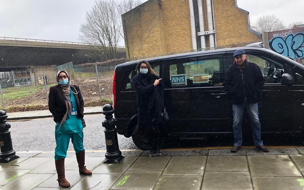 The vaccination cab hits the road!