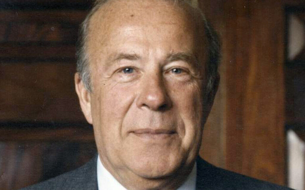 George P. Shultz (Wikipedia/ Author	US Government / public domain)