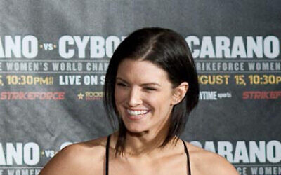 Gina Carano (Wikipedia/ Source	https://www.flickr.com/photos/acidhelm/4213896785/. Author: https://www.flickr.com/photos/acidhelm/ (Michael Dunn) / Attribution 2.0 Generic (CC BY 2.0))