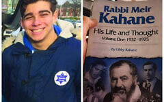 Harry Markham and an instagram post where he holds a book by Kahane Harry Markham and an instagram post where he holds a book by Kahane