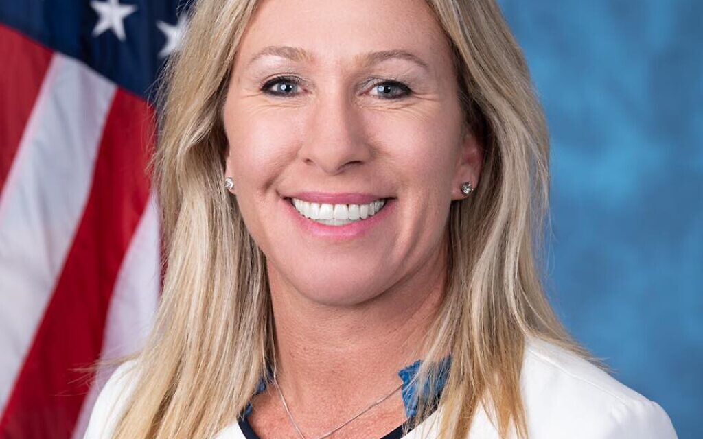 Marjorie Taylor Greene (Wikipedia/ Source/ https://twitter.com/RepMTG. Author: United States Congress)