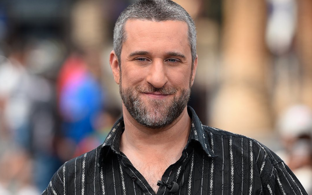 Screenshot from Tiffani Thiessen's Instagram of Dustin Diamond who has died aged 44