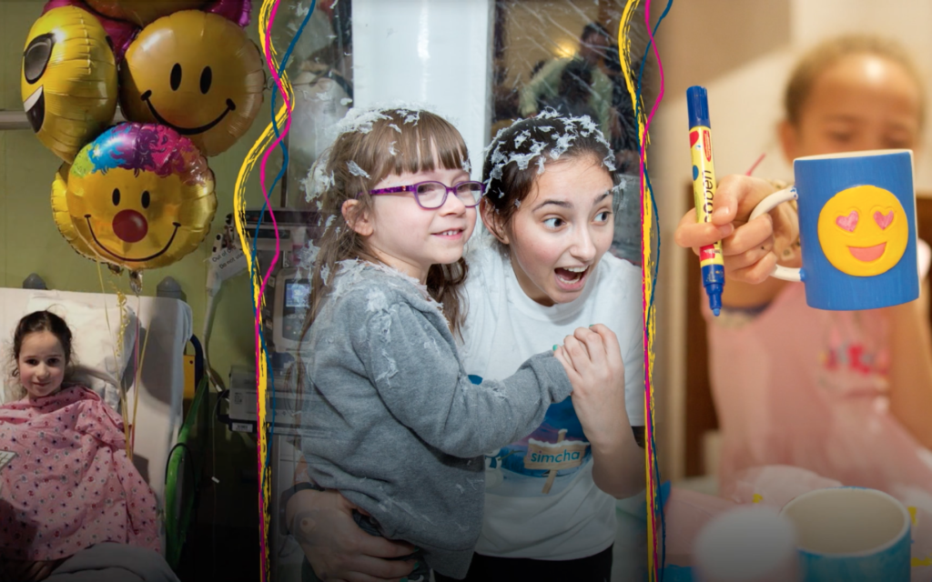 Screenshot from Camp Simcha's fundraising campaign video