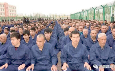 Uyghur Muslims held in 're-education' camps in north west China
