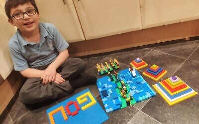 Jake Dorling, six, from Wohl Ilford Jewish Primary School