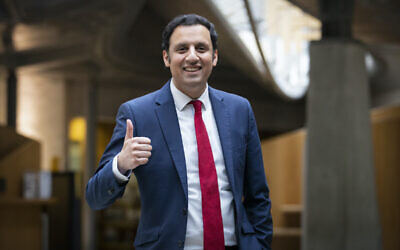 Scottish Labour leader Anas Sarwar in the Garden Lobby at the Scottish Parliament in Holyrood, Edinburgh. Picture date: Tuesday March 2, 2021.