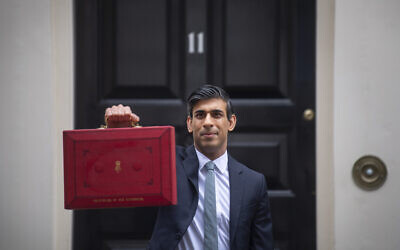 Chancellor of the Exchequer, Rishi Sunak outside 11 Downing Street, London, before heading to the House of Commons to deliver his Budget. Picture date: Wednesday March 3, 2021.