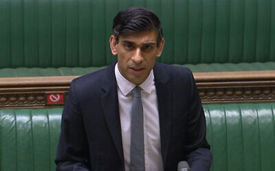 Chancellor of the Exchequer Rishi Sunak delivering his Budget to the House of Commons. Picture date: Wednesday March 3, 2021.