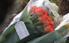 Flowers from members of the public left near Great Chart Golf and Leisure near Ashford in Kent following the discovery of human remains in the hunt for missing Sarah Everard. (PA Wire/PA Images/Gareth Fuller) Flowers from members of the public left near Great Chart Golf and Leisure near Ashford in Kent following the discovery of human remains in the hunt for missing Sarah Everard. (PA Wire/PA Images/Gareth Fuller)