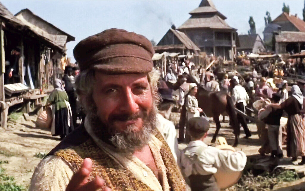 Chaim Topol in a scene from Fiddler on the Roof (Landmark Media)