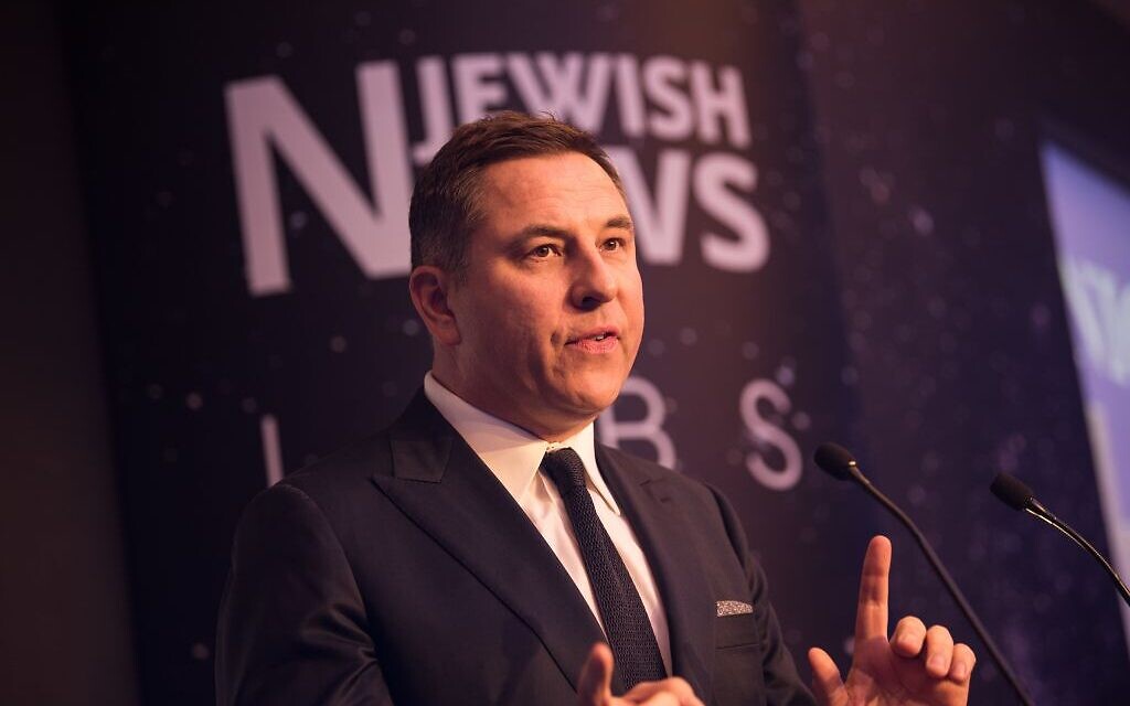 David Walliams at Jewish News' Night of Heroes (Blake Ezra Photography)