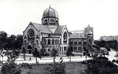 Bornplatz synagogue, destroyed on Kristallnacht