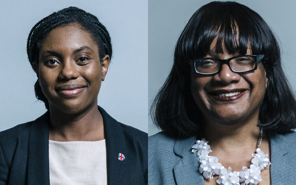 Kemi Badenoch and Diane Abbott