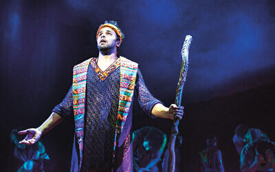 Luke Brady as Moses in the Prince of Egypt