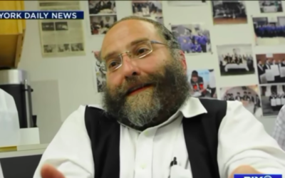 Undated image of Jacob Daskal, the president of the Shomrim Brooklyn South Safety Patrol. (screen capture: New York Daily News - via Times of Israel)
