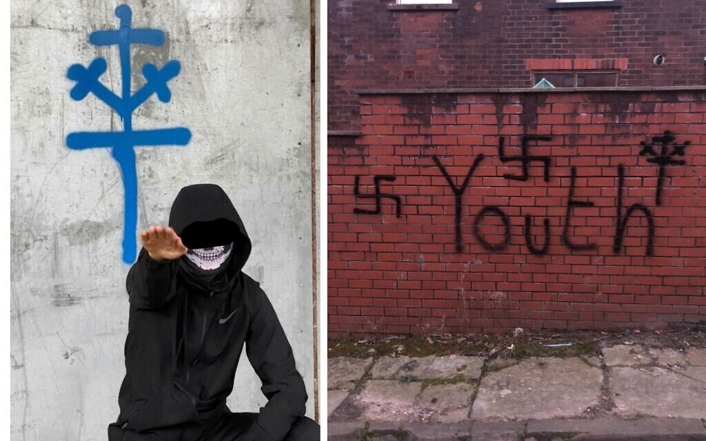 Images obtained by Hope not Hate of the National Partisan Movement, named in the report