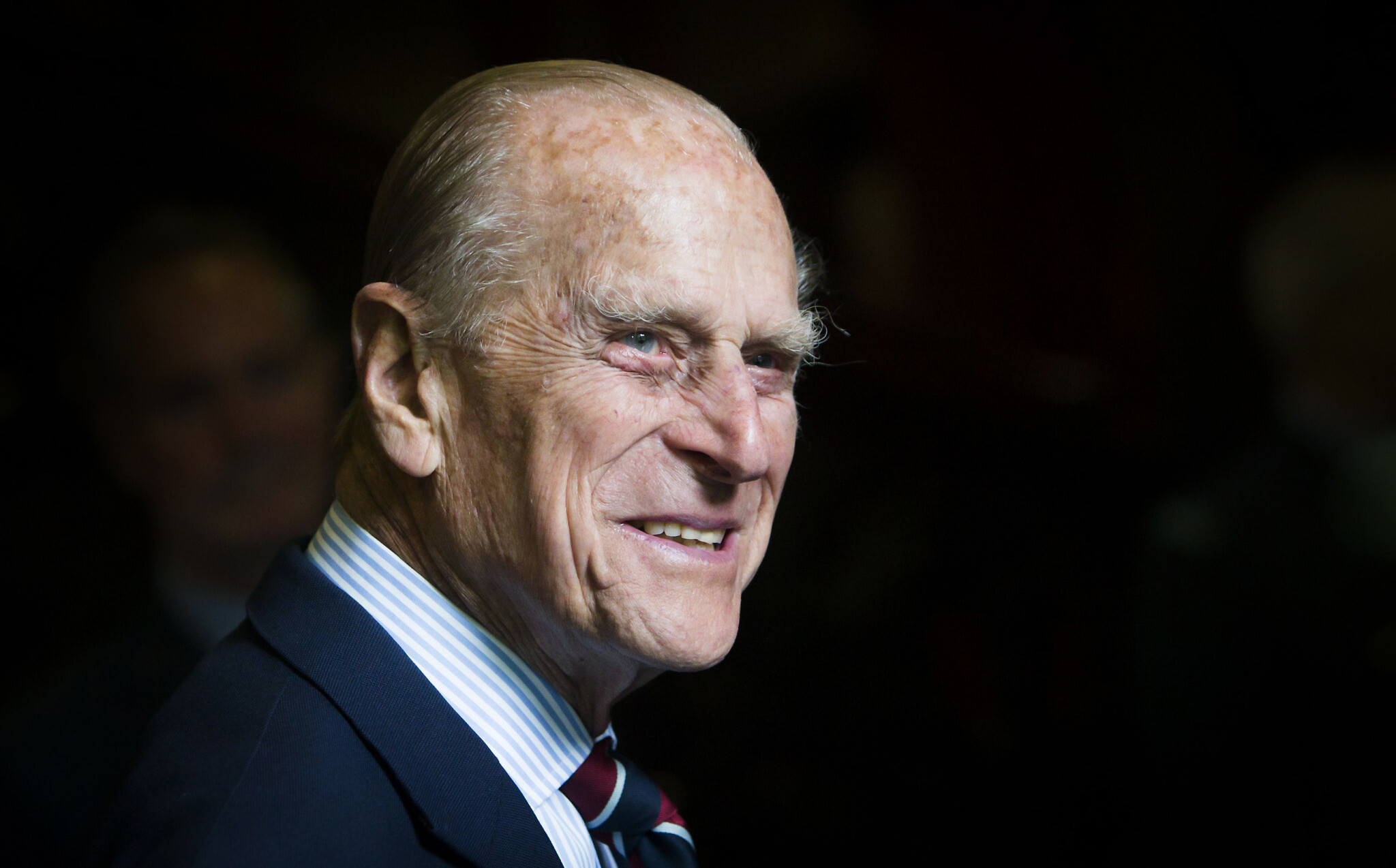 The Duke of Edinburgh during a visit to the headquarters of the Royal Auxiliary Air Force's (RAuxAF) 603 Squadron in Edinburgh Danny Lawson/PA Wire