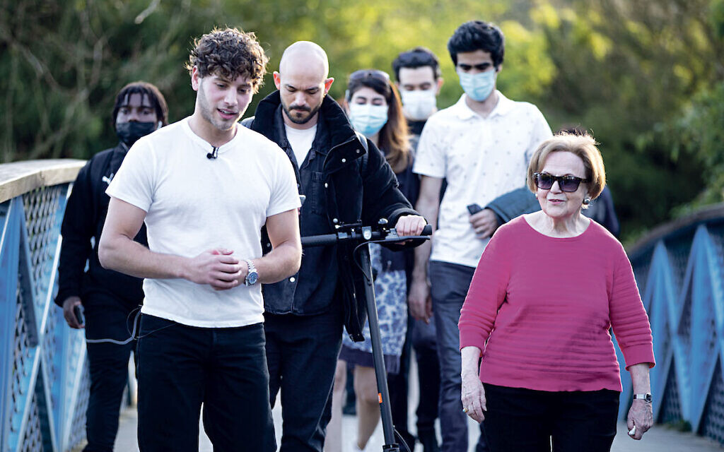 Eyal Booker with Mala Tribich