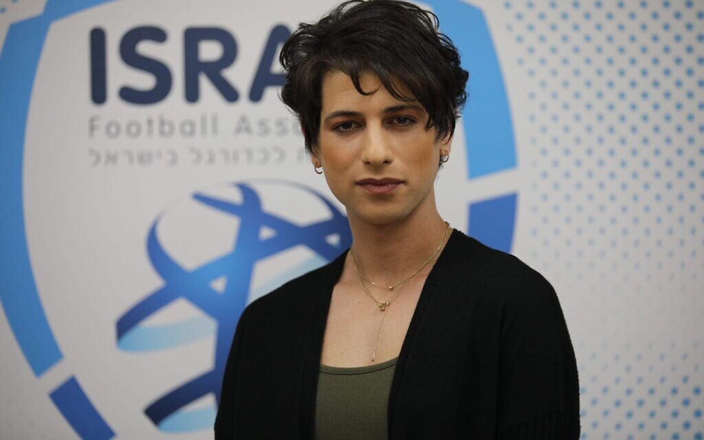 Israeli Premier League football referee Sapir Berman came out as trans on Tuesday (Image: Israel FA  / Twitter)