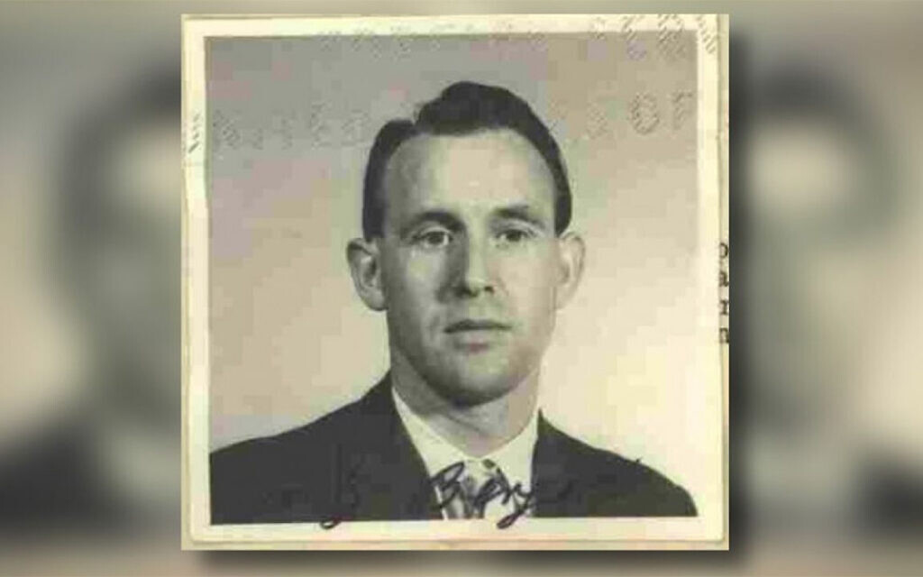 Friedrich Karl Berger in 1959. (Source: U.S. Department of Justice via JTA)