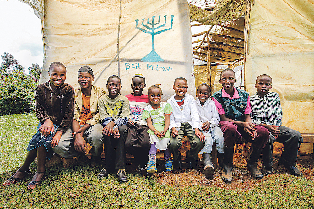 Children of the Kasuku Jewish community in Kenya