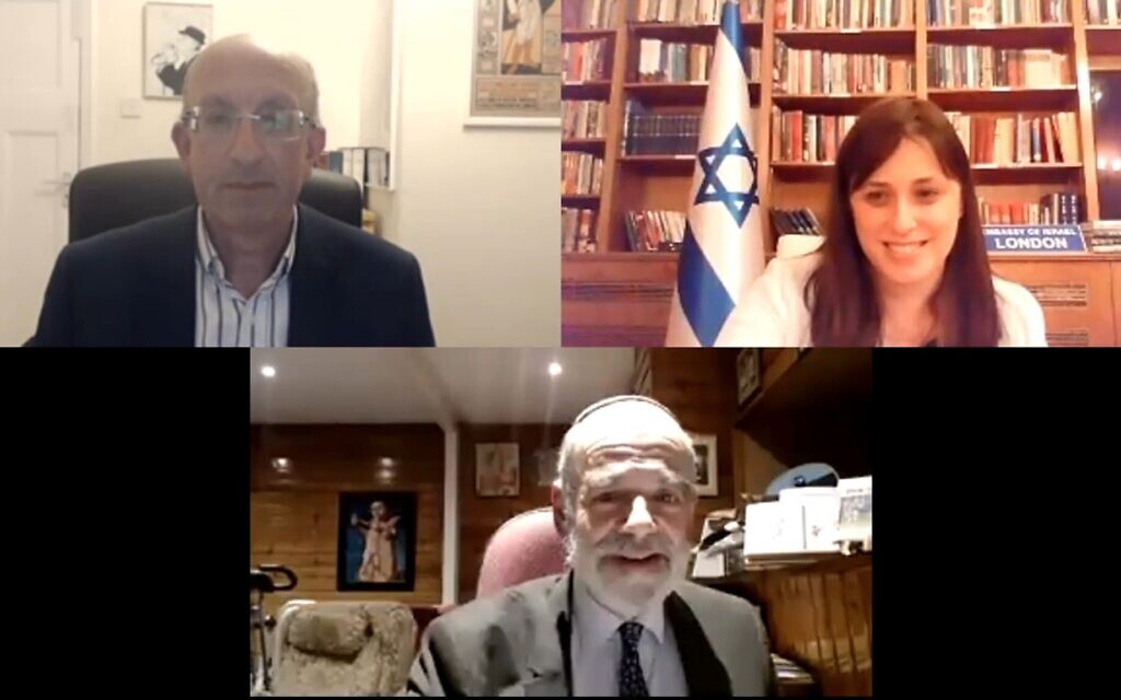 Ambassador Tzipi Hotovely and Senior Rabbi Jonathan Wittenberg took part in Wednesday's event (Photo: Masorti Judaism)