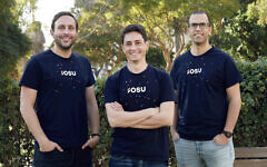 Osu founders (L-R) Daniel Scott, Noam Nevo and Alon Zion Osu founders (L-R) Daniel Scott, Noam Nevo and Alon Zion