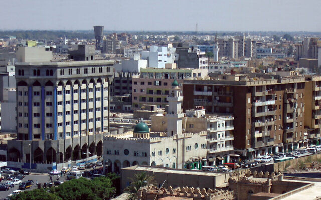 Tripoli (Wikipedia/Source: originally posted to Flickr - https://www.flickr.com/photos/12394349@N06/2269421369 / 
Author	Bryn Jones / Attribution 2.0 Generic (CC BY 2.0)  https://creativecommons.org/licenses/…)
