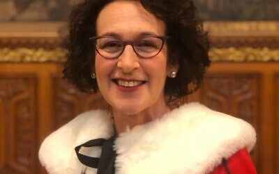 Gillian in her House of Lords garb