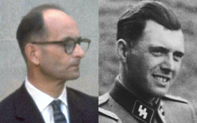 Adolf Eichmann and Josef Mengele