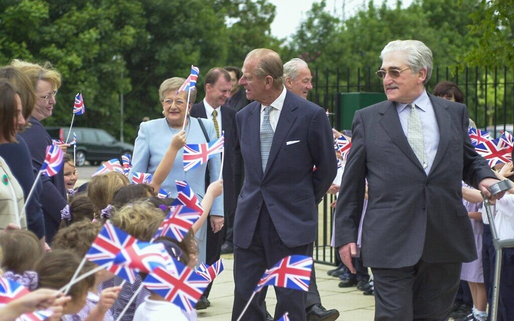 Prince Philip at Hertsmere Jewish Primary (Credit: David Katz)