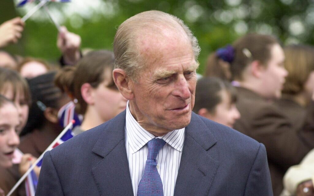 Prince Philip at Hertsmere Jewish Primary (Credit: David Katz)